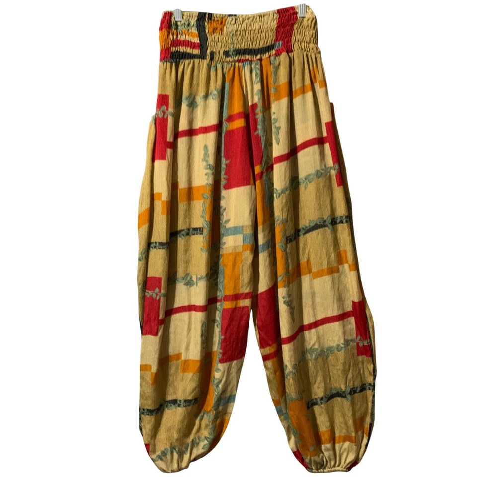 Earthbound Trading Co Boho Patchwork Smocked Wais… - image 6